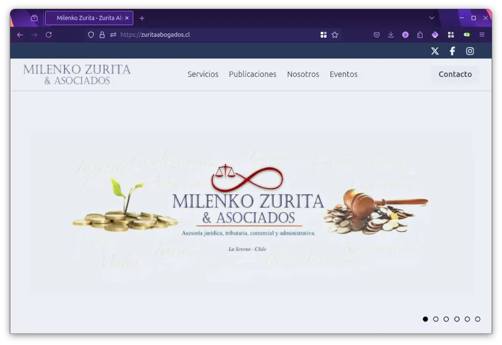 Sitio Web de Milenko Zurita y Asociados